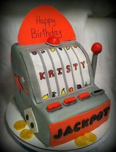 Slot Machine Birthday Cake - Cake by Angel Rushing