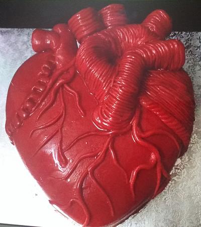 Real Heart Cake  - Cake by GorgeousCakesBLR