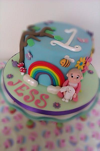 Happy and colourful 1st birthday cake  - Cake by Jenna