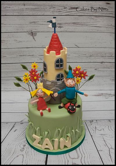 Holly and Ben - Cake by Cakes by Nina Camberley
