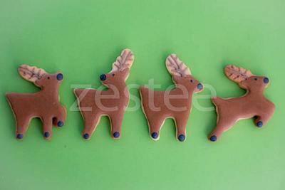 Reindeer Cookies - Cake by Rachel