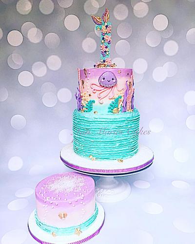 Mermaid under the sea - Cake by Ann-Marie Youngblood