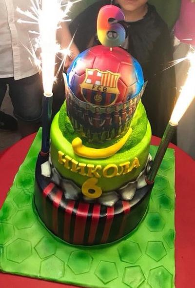 FC Barcelona cake - Cake by Doroty