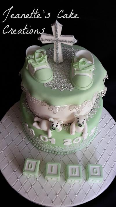 Baptism cake - Cake by Jeanette's Cake Creations and Courses