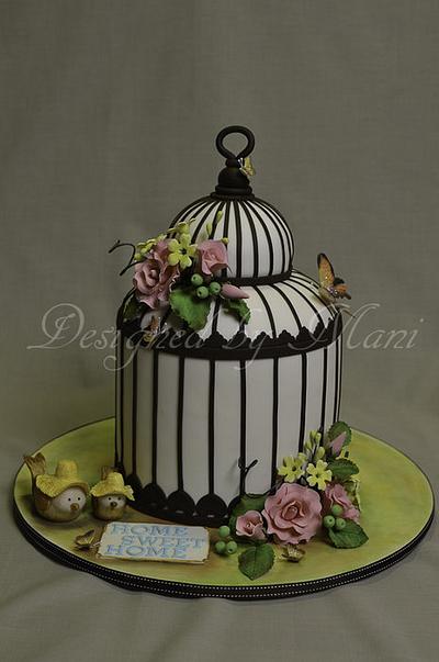Bird Cage House Warming Cake - Cake by designed by mani