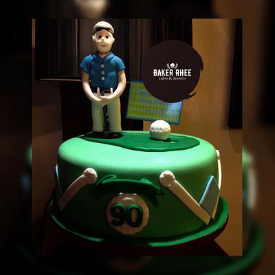Golf - Cake by Baker Rhee Cebu