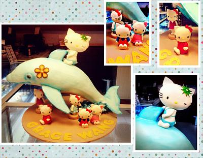 Riding the Dolphin - Cake by three lights cakes