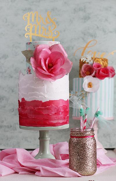 Spring Wedding Cake III - Cake by Laura Lopez