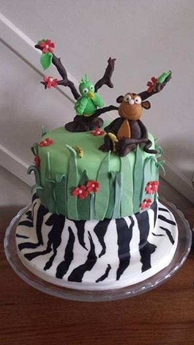 Jungle birthday cake - Cake by Dawn Wells