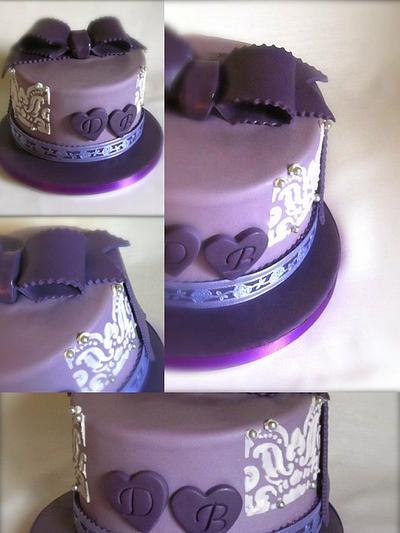 Engagement cake - Cake by Bizcocho Pastries