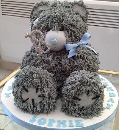 Me To You Bear 18th Birthday cake - Cake by Yvonne Beesley