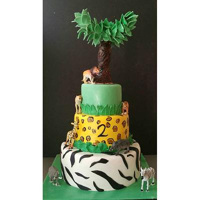 Jungle Theme Cake - Cake by KAT