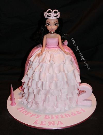 Princess Doll Cake  - Cake by KellieJ75