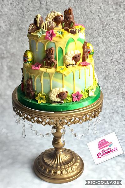 Easter dripcake - Cake by Cakes by Beaumonde