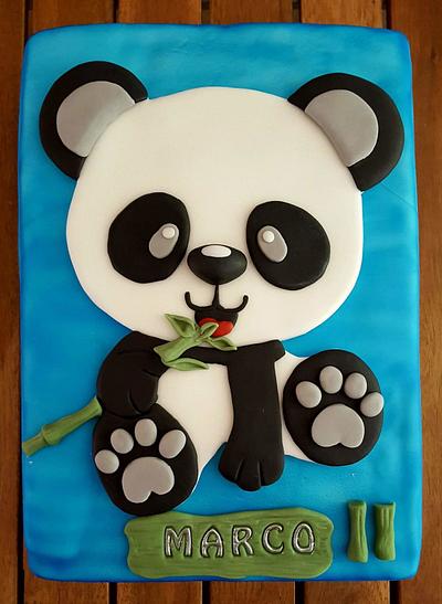 11th Birthday Panda Cake - Cake by MariaStubbs
