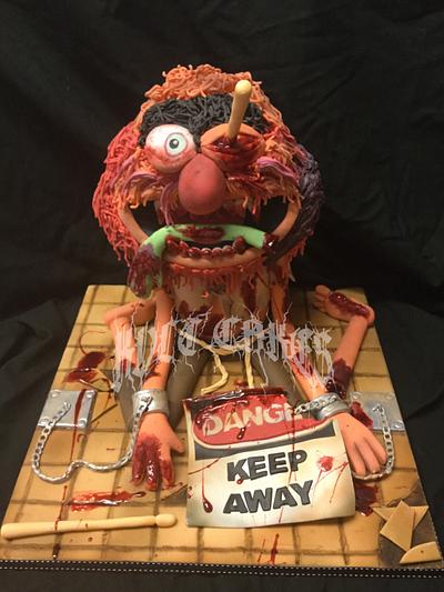 The Sugar Art Zombies Collaboration - Zombie Animal - Cake by kvltcakes