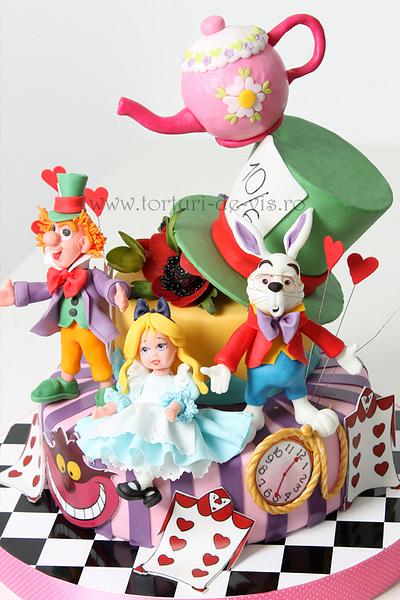 Alice in Wonderland - Cake by Viorica Dinu