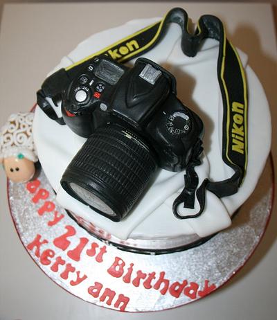Nikon camera cake - Cake by Alison Lee