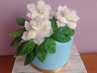 Gardenias cake - Cake by Mariya Gechekova