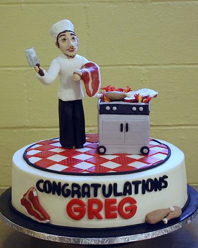Here's to the Chef! - Cake by Deb Miller