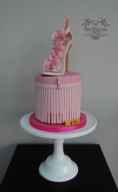 A very pink cake - Cake by Deb Williams Cakes