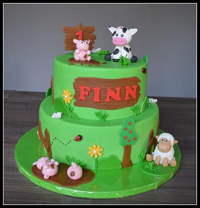 a animals farm cake - Cake by Astrid 