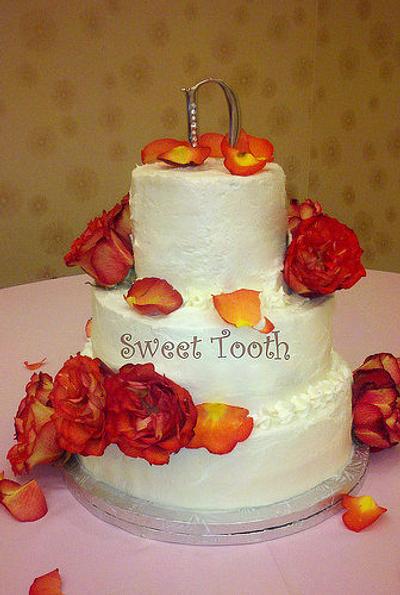 3 Tier Wedding Cake - Cake by Carsedra Glass