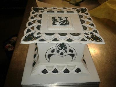 Gothic Design - Cake by debscakecreations