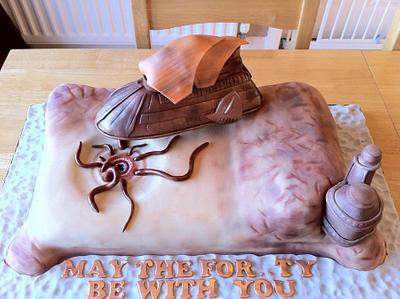 Star Wars themed cake - Cake by GazsCakery