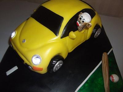 Yellow Slug Bug - Cake by Nissa
