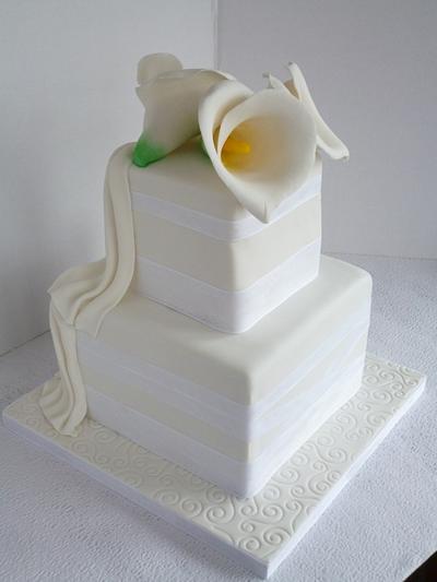 Split theme Wedding Cake - Cake by Hilz