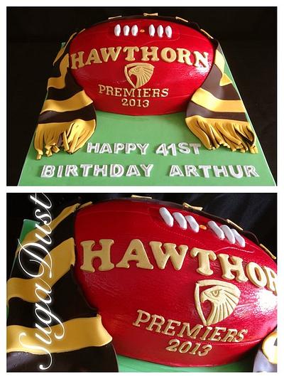 Hawks Premiership cake - Cake by Mary @ SugaDust