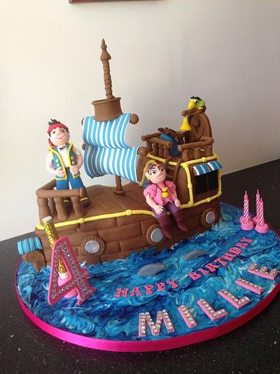 Jake and the neverland pirates - Cake by Donnajanecakes 