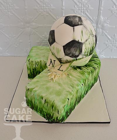 basic soccer cake - Cake by Cherrycake 