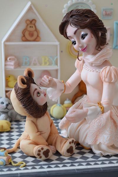 Mother and son  - Cake by Angela Cassano