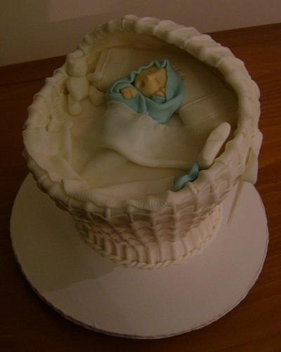 Cradle cake. - Cake by Zukkaro.Dulces y Cafe