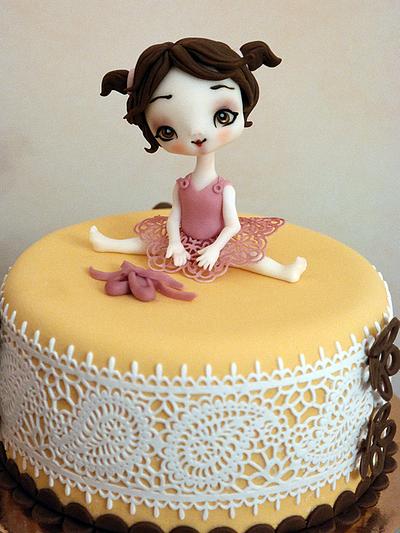 Pupina ballerina - girl dancing - Cake by Tissì Benvegna