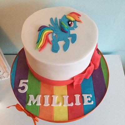Cute my little pony cake - Cake by Clare's Cakes - Leicester