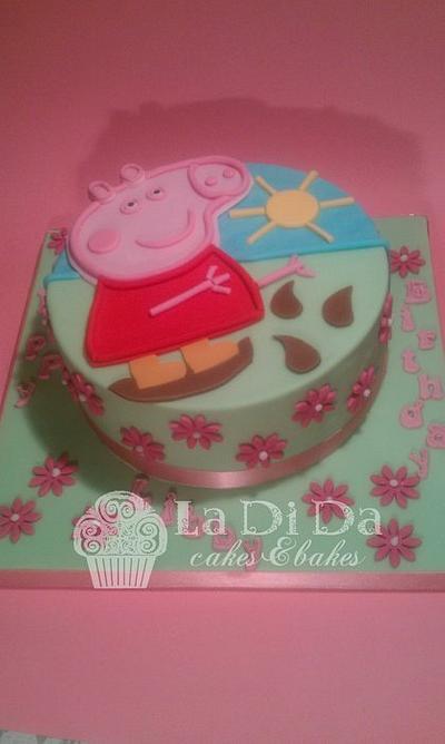 Peppa pig - Cake by Denise Davidson