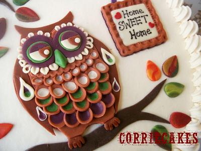 House Warming Owl - Cake by Corrie