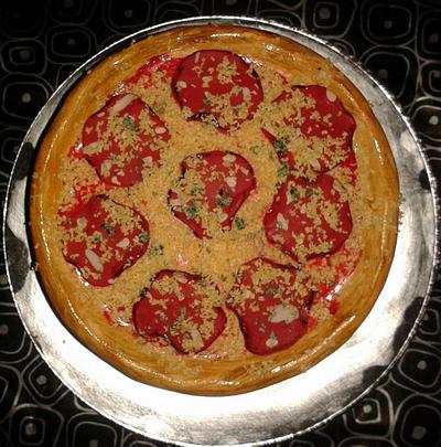 PIZZA PEPPERONI CAKE - Cake by rossyrossy