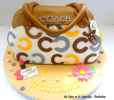 Coach Purse for Jacqueline - Cake by Joanna