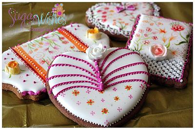 Hand Painting on Cookies - Cake by Tina Tsourtsoulas