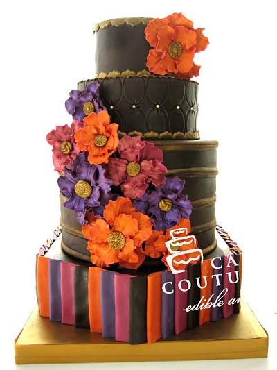 Couture wedding cake - Cake by Cake Couture - Edible Art