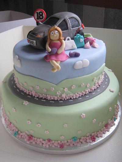 18th Birthday Road Trip cake - Cake by Sugar Sweet Cakes