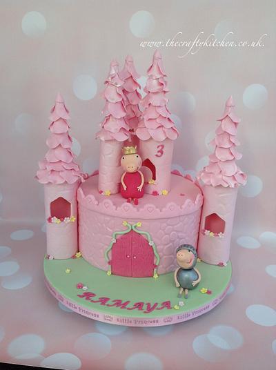 Peppa Pig Princess Castle - Cake by The Crafty Kitchen - Sarah Garland