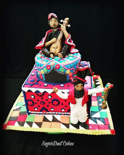 Spectacular Pakistan... An International Sugar art Collaboration  - Cake by Hina