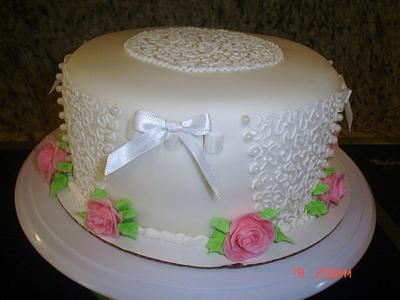 Roses & Lace Cake - Cake by Rosa