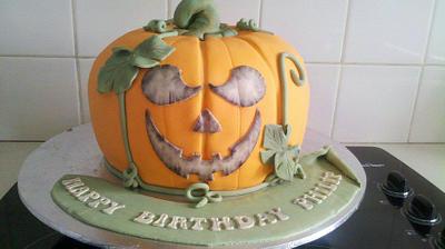 Halloween Pumpkin - Cake by Kim Jury