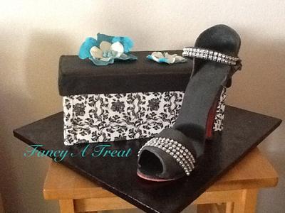  Louboutin shoe and box  - Cake by Fancy A Treat